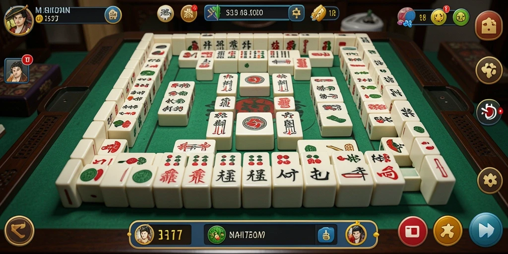 Tampilan permainan <strong>3178</strong> yang menarik dengan ubin Mahjong berwarna-warni.