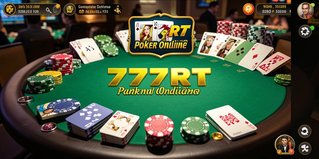 Screenshot gameplay menunjukkan aksi seru permainan Poker.