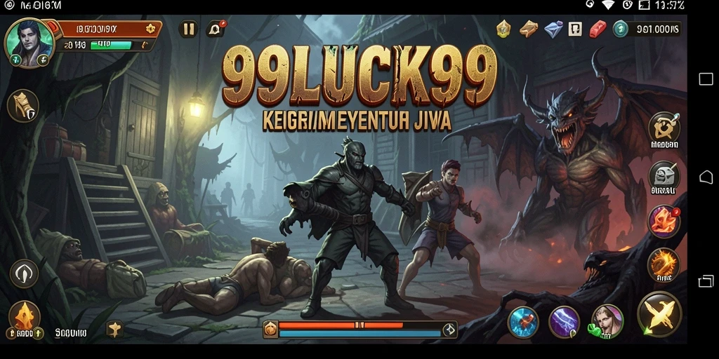 Screenshot gameplay 99LUCK99 menampilkan suasana Horror yang mencekam dan intens.