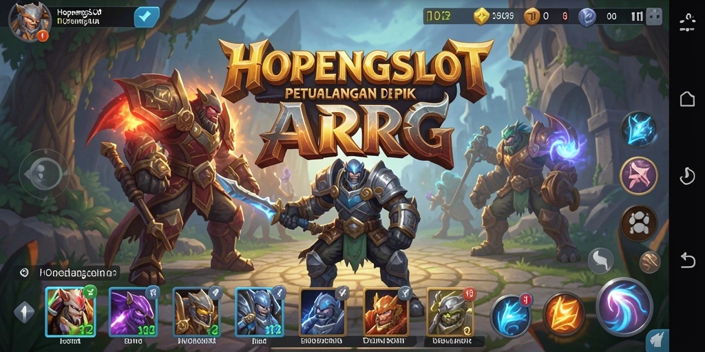 Tangkapan layar HOPENGSLOT menampilkan aksi seru dalam pertarungan ARPG.
