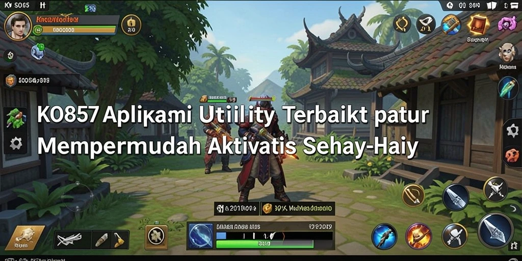 Tampilan antarmuka pengguna KO857 yang modern dan intuitif.