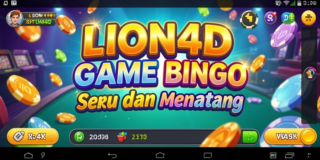 Tampilan gameplay LION4D yang seru dalam permainan Bingo.