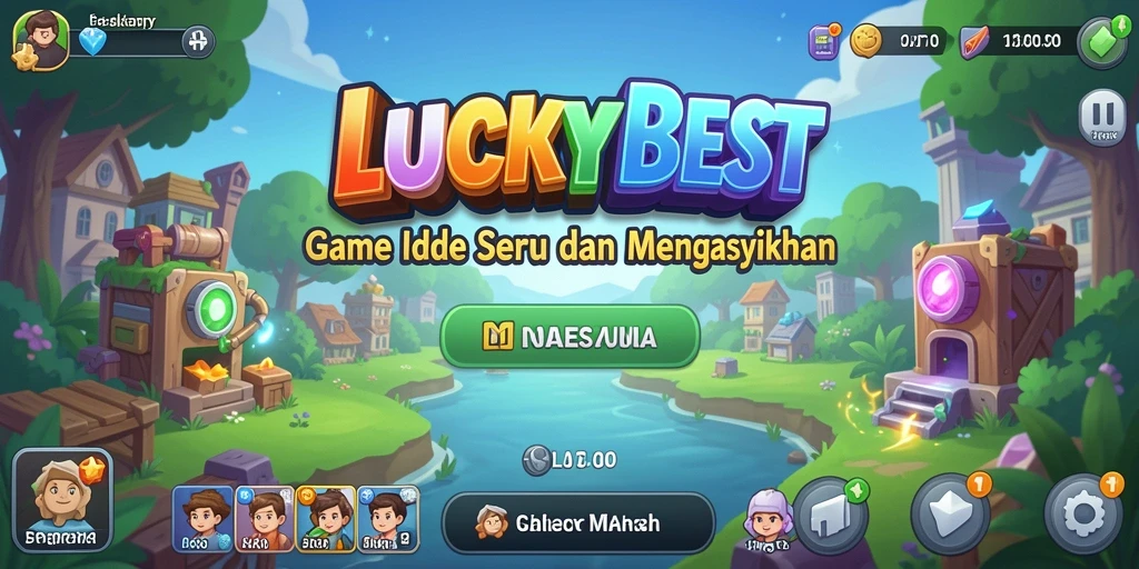 Screenshot gameplay LUCKYBEST menunjukkan karakter dalam aksi.