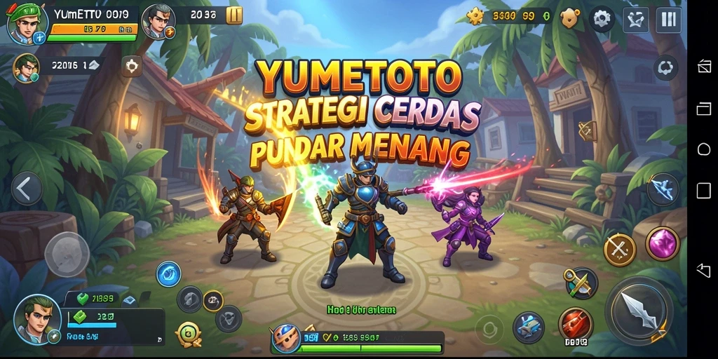 Tampilan gameplay YUMETOTO dengan strategi mendalam dan grafis menawan.